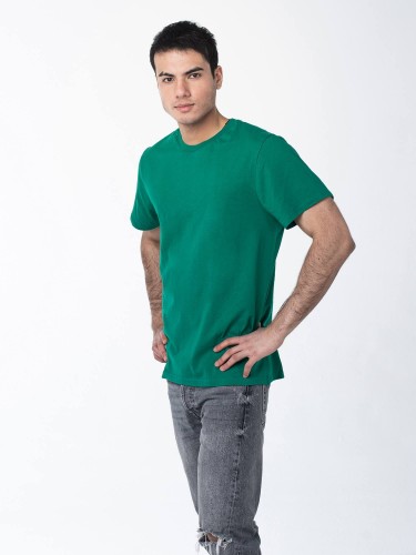 Светло-зелёная мужская футболка оптом - Светло-зелёная мужская футболка оптом