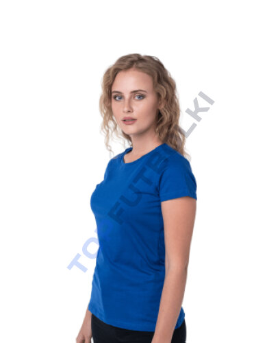 Синий роял женская футболка оптом - Синий роял женская футболка оптом