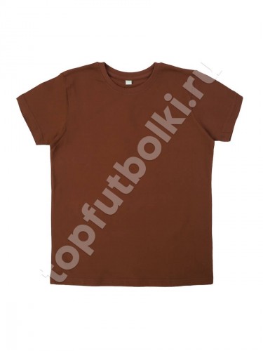 Детская футболка шоколадного цвета оптом - Детская футболка шоколадного цвета оптом