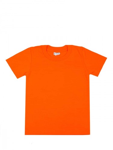 Оранжевая детская футболка оптом - Оранжевая детская футболка оптом