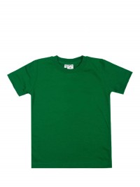 Зелёная детская футболка фото