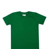 Зелёная детская футболка оптом фото