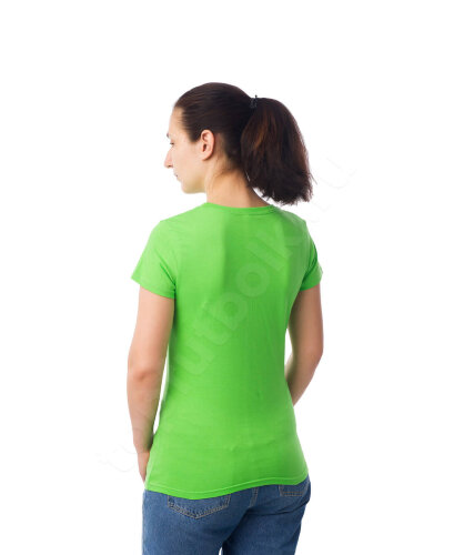 Салатовая женская футболка оптом - Салатовая женская футболка оптом